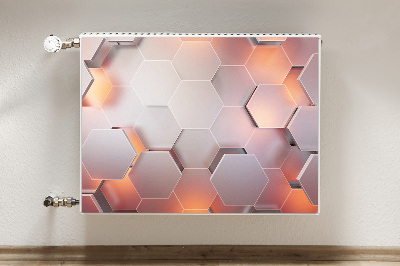 Magnetiskt radiatorskydd Hexabstraktion