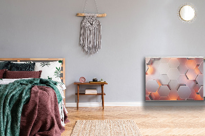 Magnetiskt radiatorskydd Hexabstraktion