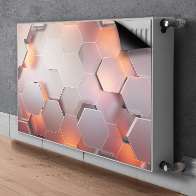 Magnetiskt radiatorskydd Hexabstraktion