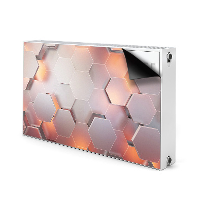 Magnetiskt radiatorskydd Hexabstraktion
