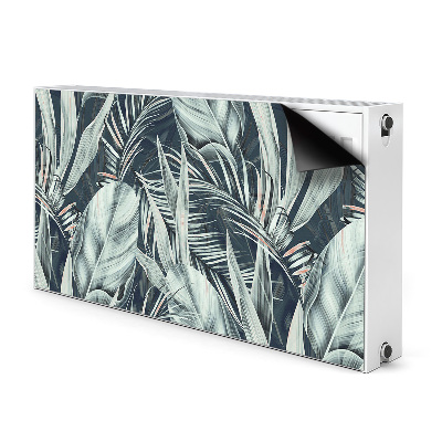 Magnetisk radiatorkåpa Exotiska löv