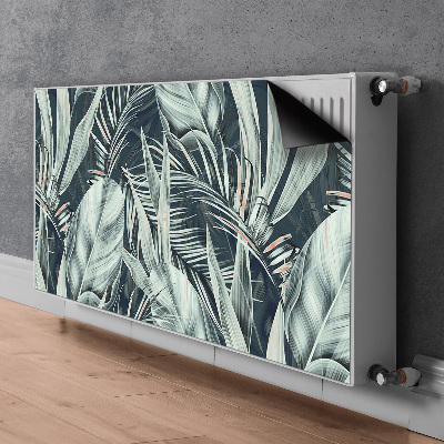 Magnetisk radiatorkåpa Exotiska löv