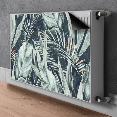 Magnetisk radiatorkåpa Exotiska löv