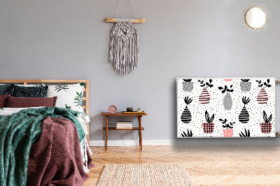 Magnetisk radiatorkåpa Prickiga krukor