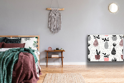 Magnetisk radiatorkåpa Prickiga krukor