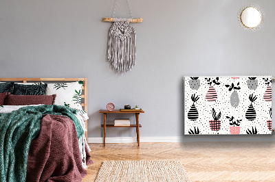Magnetisk radiatorkåpa Prickiga krukor