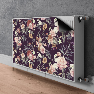 Magnetisk radiatorkåpa Trädgårdsblommor