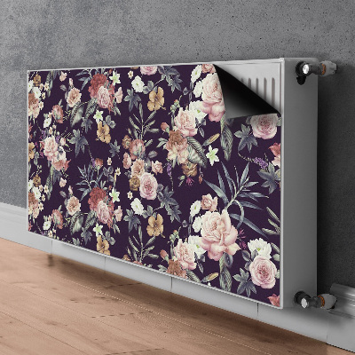 Magnetisk radiatorkåpa Trädgårdsblommor