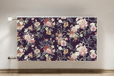 Magnetisk radiatorkåpa Trädgårdsblommor