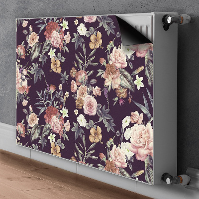 Magnetisk radiatorkåpa Trädgårdsblommor