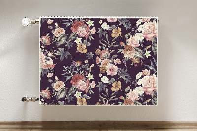 Magnetisk radiatorkåpa Trädgårdsblommor