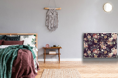 Magnetisk radiatorkåpa Trädgårdsblommor