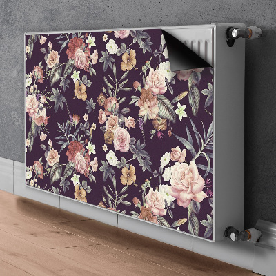 Magnetisk radiatorkåpa Trädgårdsblommor