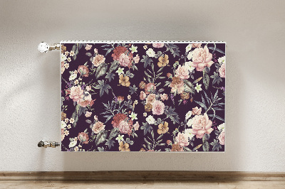 Magnetisk radiatorkåpa Trädgårdsblommor