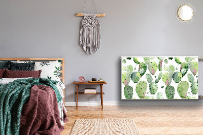 Magnetisk radiatorkåpa Tropiska kaktusar