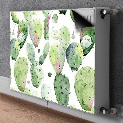 Magnetisk radiatorkåpa Tropiska kaktusar
