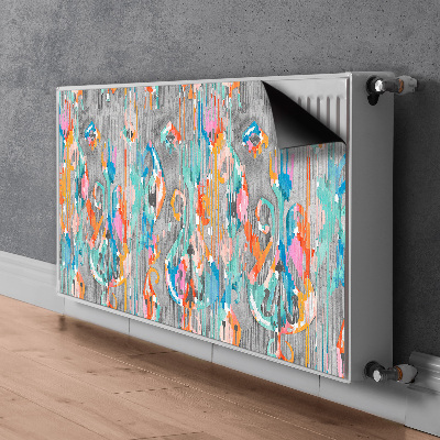 Magnetiskt radiatorskydd Graffiti