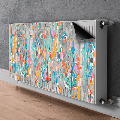 Magnetiskt radiatorskydd Graffiti