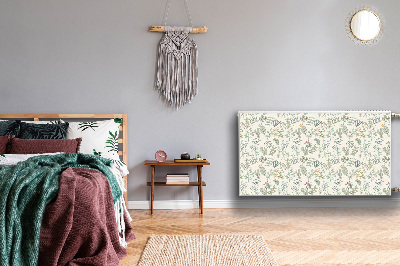 Magnetiskt radiatorskydd Gröna löv