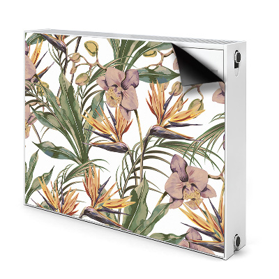 Magnetiskt radiatorskydd Botaniska blad