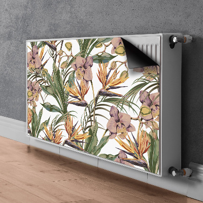 Magnetiskt radiatorskydd Botaniska blad