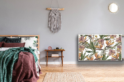Magnetiskt radiatorskydd Botaniska blad