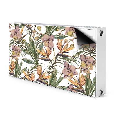 Magnetiskt radiatorskydd Botaniska blad