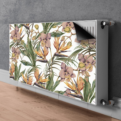 Magnetiskt radiatorskydd Botaniska blad