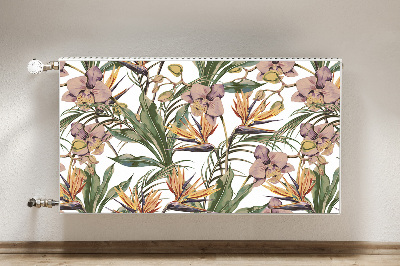 Magnetiskt radiatorskydd Botaniska blad