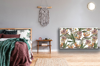 Magnetiskt radiatorskydd Botaniska blad