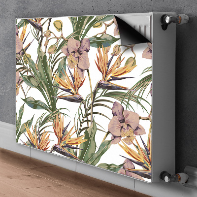 Magnetiskt radiatorskydd Botaniska blad