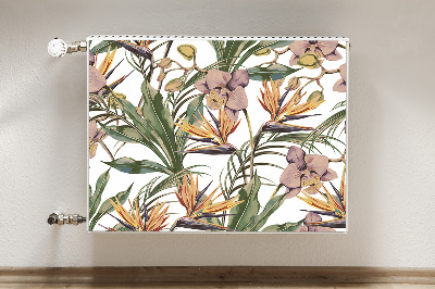 Magnetiskt radiatorskydd Botaniska blad