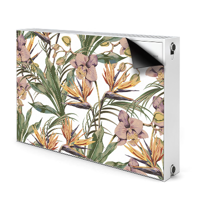 Magnetiskt radiatorskydd Botaniska blad