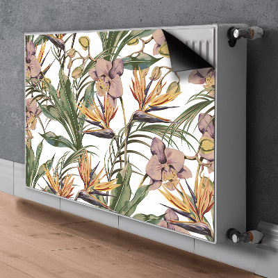 Magnetiskt radiatorskydd Botaniska blad