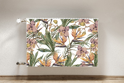 Magnetiskt radiatorskydd Botaniska blad