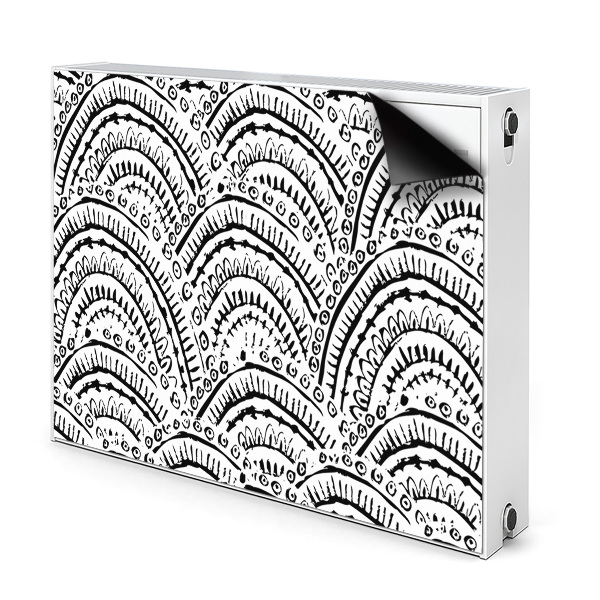 Magnetiskt radiatorskydd Abstrakt mönster