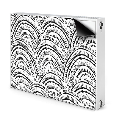 Magnetiskt radiatorskydd Abstrakt mönster