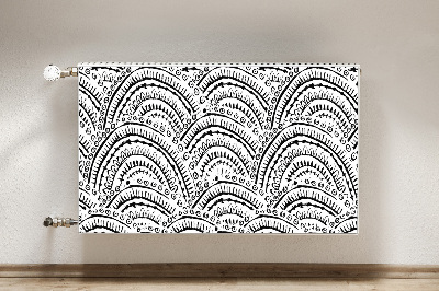 Magnetiskt radiatorskydd Abstrakt mönster