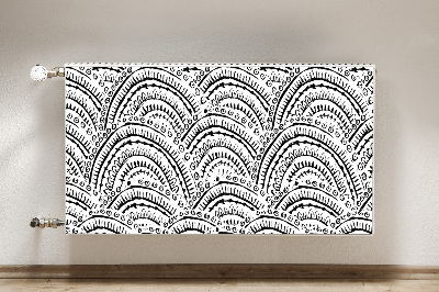 Magnetiskt radiatorskydd Abstrakt mönster