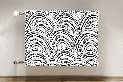 Magnetiskt radiatorskydd Abstrakt mönster