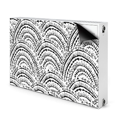 Magnetiskt radiatorskydd Abstrakt mönster