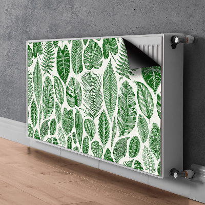 Magnetisk radiatorkåpa Palmblad