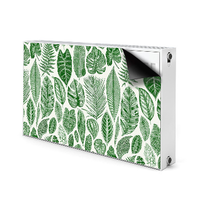 Magnetisk radiatorkåpa Palmblad