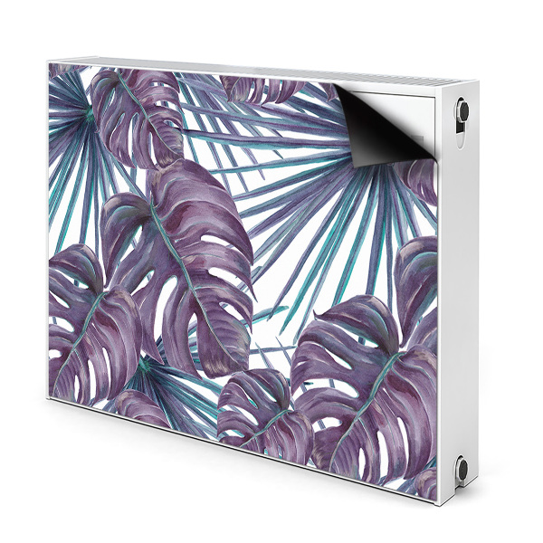 Magnetisk radiatorkåpa Monstera lämnar