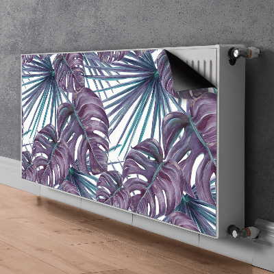 Magnetisk radiatorkåpa Monstera lämnar