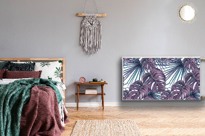 Magnetisk radiatorkåpa Monstera lämnar