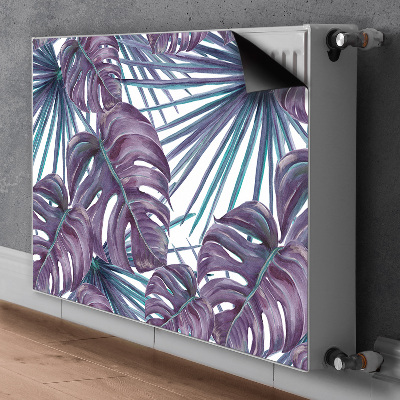 Magnetisk radiatorkåpa Monstera lämnar