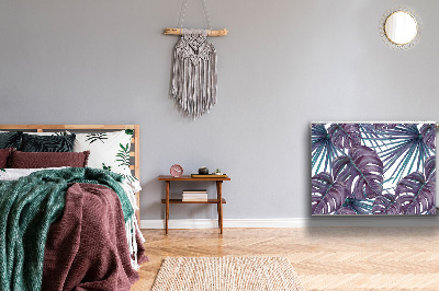 Magnetisk radiatorkåpa Monstera lämnar