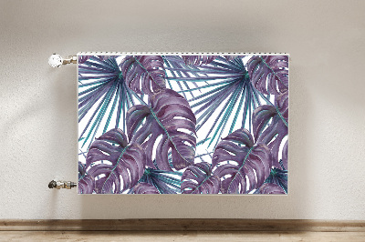 Magnetisk radiatorkåpa Monstera lämnar