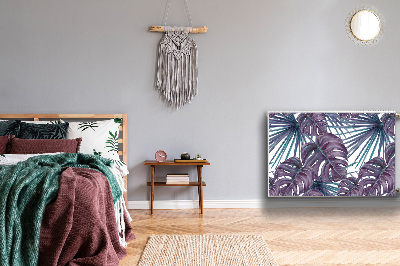 Magnetisk radiatorkåpa Monstera lämnar